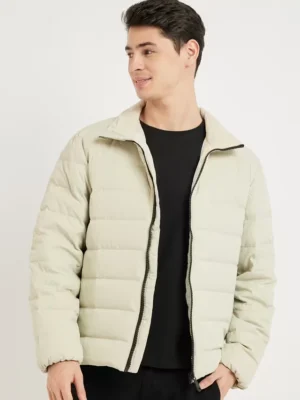 Solid Polyester Regular Fit Men's Casual Jacket